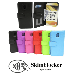 Skimblocker Plånboksfodral Samsung Galaxy J3 2017 Lila