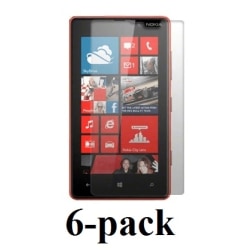 Nokia Lumia 820 skärmskydd 6-pack