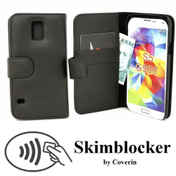 Skimblocker Plånboksfodral Samsung Galaxy S5 (G900F/G903F)