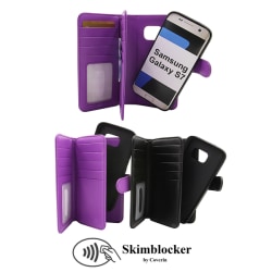 Skimblocker XL Magnet Wallet Samsung Galaxy S7 (G930F) Svart