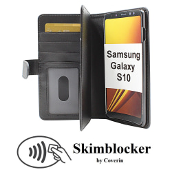 Skimblocker XL Wallet Samsung Galaxy S10 (G973F) (Svart)