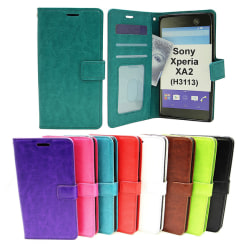 Crazy Horse Wallet Sony Xperia XA2 (H3113 / H4113) Svart