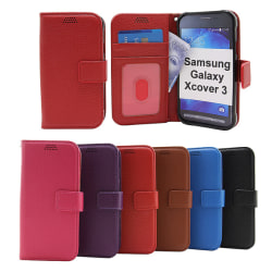 New Standcase Wallet Samsung Galaxy Xcover 3 (SM-G388F) Svart