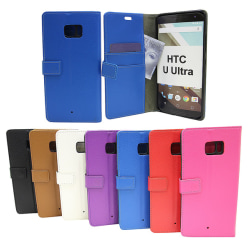 Standcase Wallet HTC U Ultra Röd