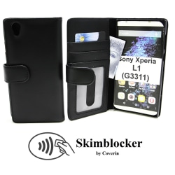 Skimblocker Plånboksfodral Sony Xperia L1 (G3311) (Svart)