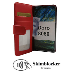 Skimblocker Plånboksfodral Doro 8080 Röd
