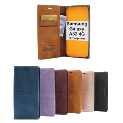 Lyx Standcase Wallet Samsung Galaxy A32 4G (SM-A325F) Blå