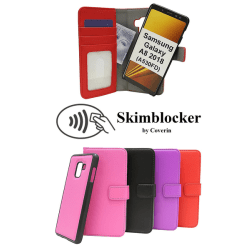Skimblocker Magnet Wallet Samsung Galaxy A8 2018 (A530FD) Svart
