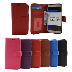 New Standcase Wallet Samsung Galaxy S7 (G930F) Lila
