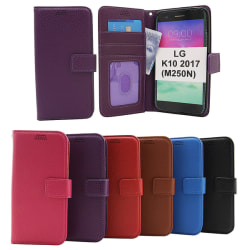 New Standcase Wallet LG K10 2017 (M250N) Röd