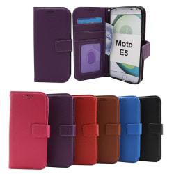 New Standcase Wallet Motorola Moto E5 / Moto E (5th gen) Svart