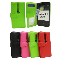 Plånboksfodral Nokia 6 (2018) Grön