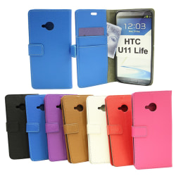 Standcase Wallet HTC U11 Life Svart