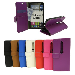 Standcase Wallet Nokia 6 (2018) Svart