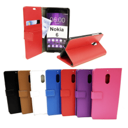Standcase Wallet Nokia 6 Hotpink