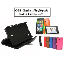 Standcase wallet Nokia Lumia 635 Hotpink