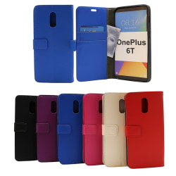 Standcase Wallet OnePlus 6T Hotpink