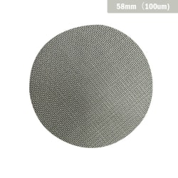 51/53,5/58,5 mm Kontakt Puck Filter Mesh Kaffehine Universall silver 58mm（100um)