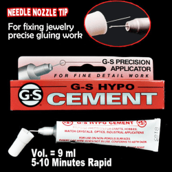 9ml G-s Hypo Cement Precision Applicator Adhesive Lime For Glui one size