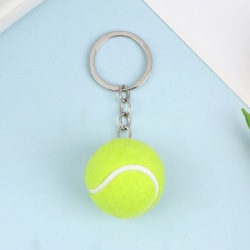 Tennisboll Metallnyckelring Bilnyckelring Nyckelring sportkedja Green onesize