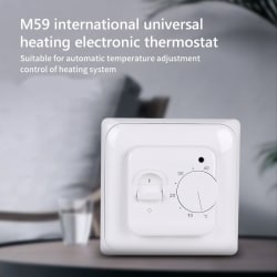 M59 Golvvärme Elektronisk termostat temperaturregulator C One Size