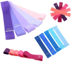5 kpl:n elastinen fitness , silikoninen set Purple Gradient