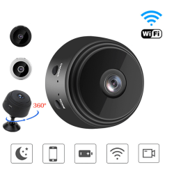 A9 minikamera HD 1080P trådlös kamera hemsäkerhetskameror Black