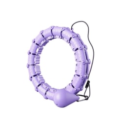 18 Sektioner Smart Hula Hoop Reifen Fitness Einstellbar Massage lila