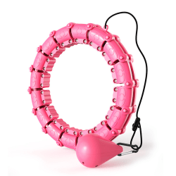 18 Sektioner Smart Hula Hoop Reifen Fitness Einstellbar Massage rosa