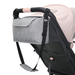 Baby Organizer Barnvagn Tillbehör Väska Stort utrymme Grey