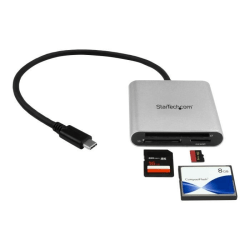 STARTECH Multi-Card Reader med USB-C SD / MicroSD / CompactFlash - USB 3.0