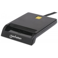 Manhattan 102049 Indoor USB 2.0 Black Smart Card Reader