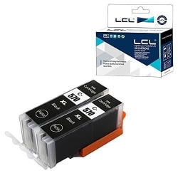 LCL-kompatibel bläckpatron PGI-570 PGI-570XL PGI-570XLBK (2 PGBK) Ersättning för Canon PIXMA TS5050/TS5051/TS5053/TS5055/