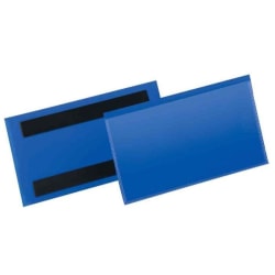 Skyltskylt, magnetisk, 150 x 67 mm, blå
