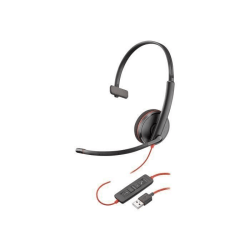 PLANTRONICS Blackwire C3210 headsetmikrofon - Kabelansluten - Svart