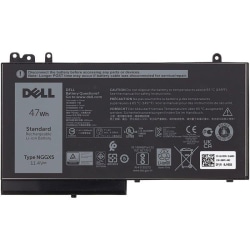 Dell - NGGX5 JY8D6 W9FNJ RDRH9 - Batteri 47Wh 3-cell 11,4V Latitude E5270 E5470 E5570 Typ: från PART4YOU