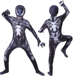 Barn Gutter Venom Spider-man Cosplay Kostyme Fest Jumpsuit Fancy Dress 7-8Years