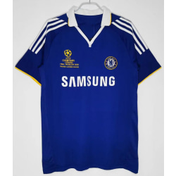 08-09 säsong hemma Chelsea retro tröja tränings T-shirt Evra NO.3 XL