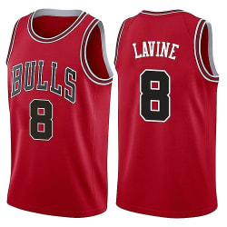 Ny säsong Chicago Bulls Zachary Thomas Lavine baskettröja XXL