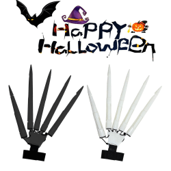 Halloween artikulerede fingre Extensions Fleksibel fingerdekoration black