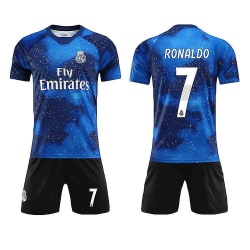 Ronaldo 7#real Madrid 2021-2022 Jubileumsupplaga Vuxen XL(180-185cm)