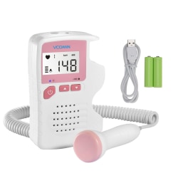 Handhållen fetal Doppler Prenatal Baby Heart Rate Detektor