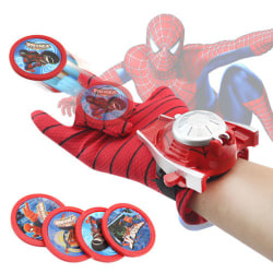 Anime Figur Super Heroes Cosplay Handskar Handled Laucher Barnleksaker Spiderman