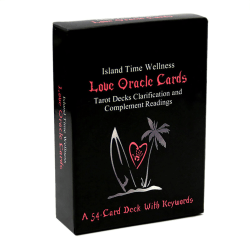 54 ark Love Oracle Board Tarotkort för familjefest med nyckelord