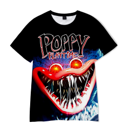 Poppy Playtime Print T-shirt Kids Boy Girl Fashion Tee Tops C 11-12 Years