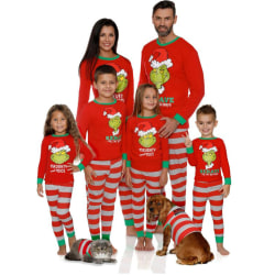 2 ST Jul Familj Förälder-barn Pyjamas Nattkläder Set Women S
