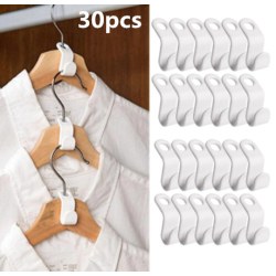 30st Home Hanger Anslutningskrok Spara utrymme Garderobshållare 30pcs