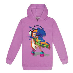 Splatoon Medium Och Large Barn Flickor Och Hösttryck Mode Hoodie Sweater Top_z purple 160cm