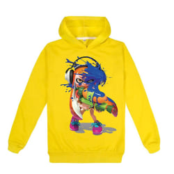 Splatoon Medium Och Large Barn Flickor Och Hösttryck Mode Hoodie Sweater Top_z yellow 160cm
