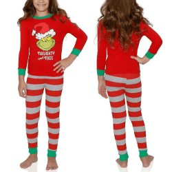 Jul Familj Matchande Barn Flicka The Grinch Pyjamas Set Xmas Nightwear_m 100